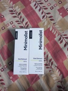 minimalist oat extract gentle cleanser
