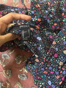 Forever21 cute floral wrap dress