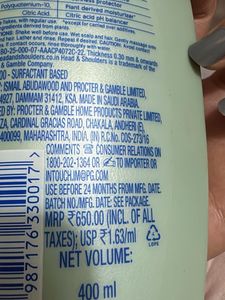 Head &amp; Shoulders Bare Shampoo