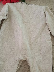 Taurus Grey Printed Romper ( Boys)