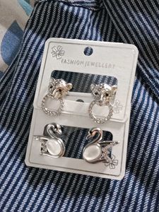 Elegant Swan Earrings