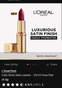 L'Oreal Paris Lipstick(free dilevery)
