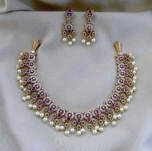 Jeweled Necklace & Earring Set