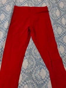 Red Casual Pants