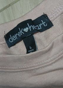Stylish Pink Color Block Sweatshirt