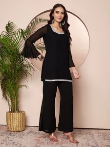 Y2k Elegant Black 90s Inspired Siyara Set