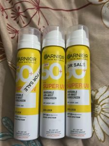 Garnier Super UV Sunscreen SPF50 2 avilable