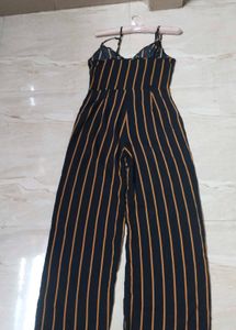 Striped Jumpsuit - Stylish &amp; Comfy