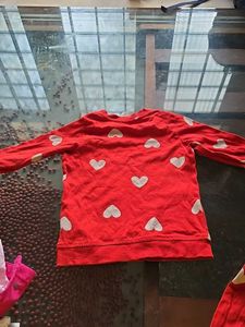 Adorable Heart Print Pajama Set
