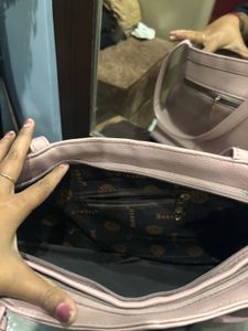Chic Pink Tote Handbag