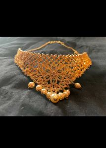 Exquisite Gold-Plated Kundan Necklace Set