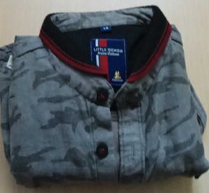 Men's Camouflage Print Shirt