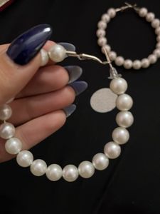 Classic Pearl Hoop Earrings