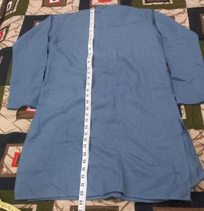 Men's Kurta Set - Blue &amp; Striped