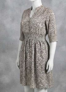 Chic Printed A-Line Dress