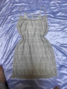 Kardana Lightweight Striped Mini Dress