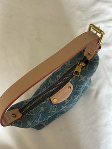 Louis Vuitton Monogram Denim Mini Pochette / Shoul