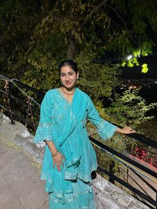 Beautiful Teal Kurta Set with Dupatta