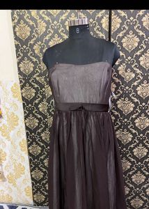 Brown Party Dress