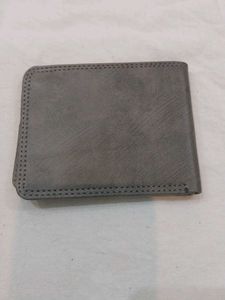 Stylish Grey Bi-Fold Wallet