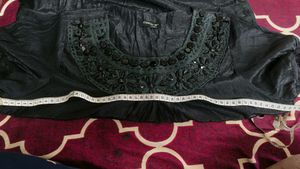 Elegant Black Embellished Top