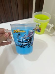 Superhero &amp; Spiderman Cups Set