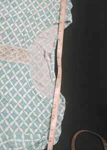 Sea Green And White Tunic