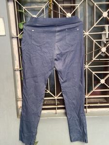 Stylish Blue Casual Pants