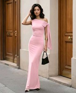 🎀 Pink Tie-Up Maxi Dress 🩷