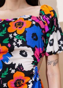 Floral Print Mini Dress