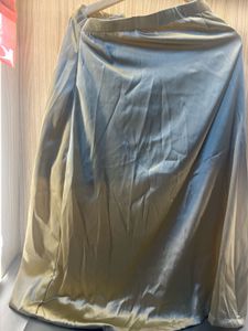 Chic satin maxi skirt
