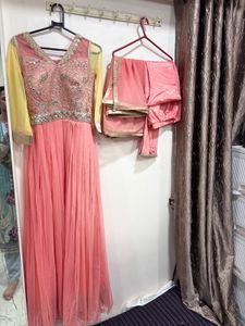Elegant Pink Kurta Set with Dupatta