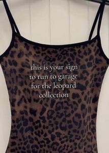 H&amp;M Leopard Print Tank Top