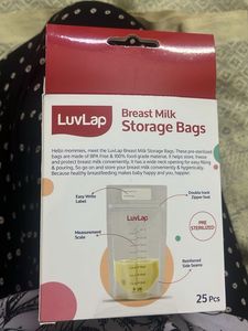 Breasmilk storage bag