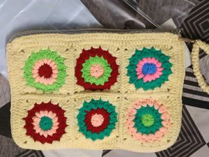 Crochet Colorful Granny Square Design bag🌸 🌸