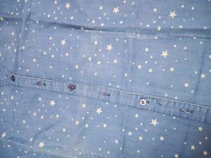Denim Star Print Shirt