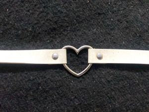Heart Choker Adjustable Necklace