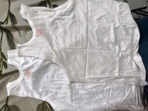 Boy's White Inner Vest ✨(pack of 2)