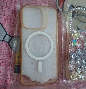 2 Sparkling Bling iPhone 16 pro Case