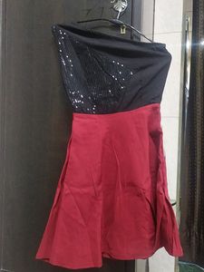 Black And Red Dress
