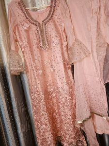 Hand Work Kurta Set Original Suit