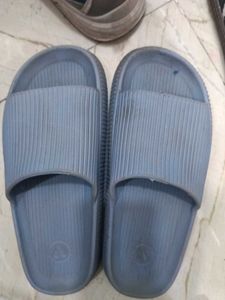 Comfortable Blue Slides for Women