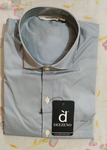New Unused Deezeno Shirt Size M 38 Full Sleeves Cotton Blended