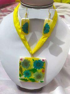 Handmade Resin Jewellery Set