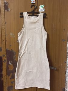 Beige Tank Dress - Casual Chic