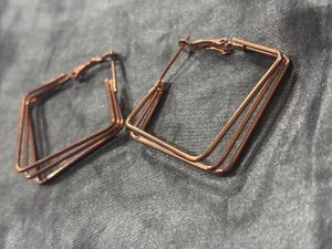 Geometric Aesthetic Hoop Earrings