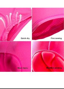 FYL Pink Sports Panty For Bicycle