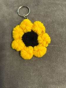 Handmade Sunflower  Keychai