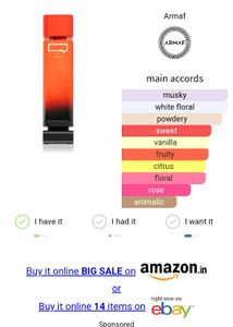 Armaf Q Donna Perfume