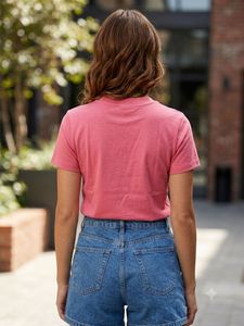 Puma Pink Logo T-Shirt, cotton
